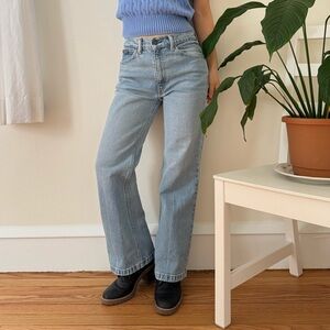 Polo Ralph Lauren Light Wash Cropped Bootcut Denim Jeans Size 26R